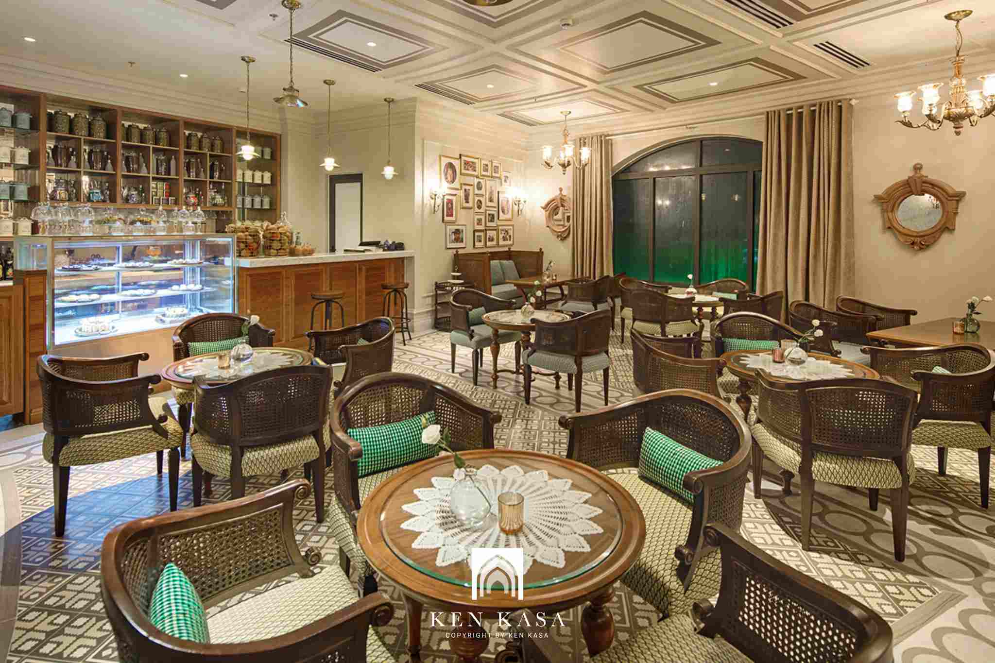 Không gian Cafe 1500 tại Silk Path Grand Resort & Spa